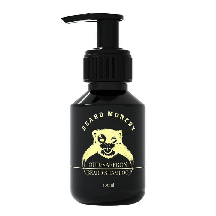 Beard Monkey Beard Shampoo Oud/Saffron 100ml i gruppen SKÖNHET & HÄLSA / Hår & Styling / Skäggvård / Skäggolja hos TP E-commerce Nordic AB (C04958)