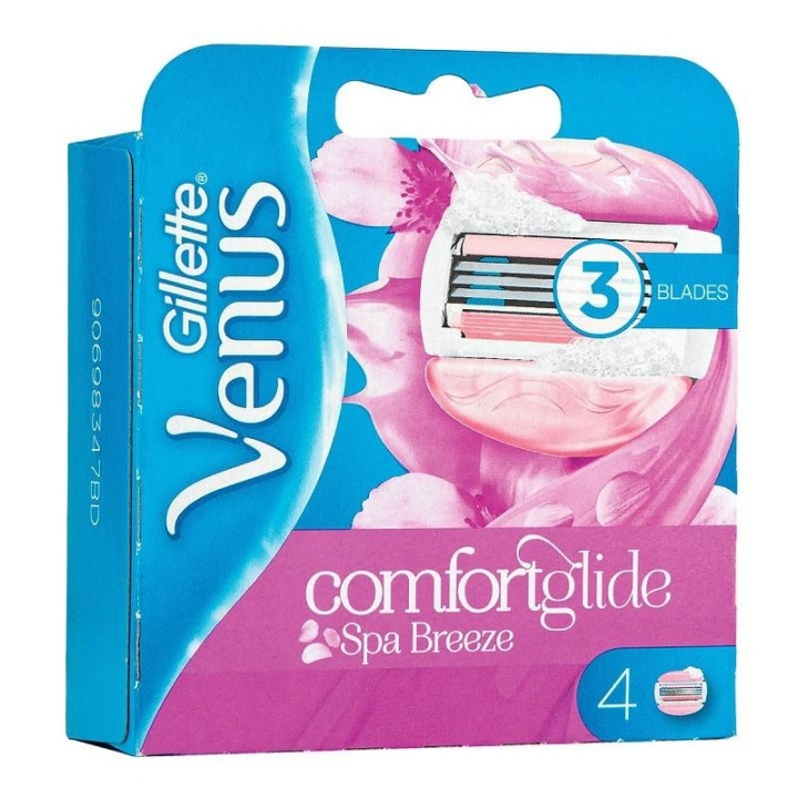 Gillette Venus Spa Breeze Blades 4-pack i gruppen SKÖNHET & HÄLSA / Hår & Styling / Rakning & Trimning / Rakhyvlar & Tillbehör hos TP E-commerce Nordic AB (C04964)