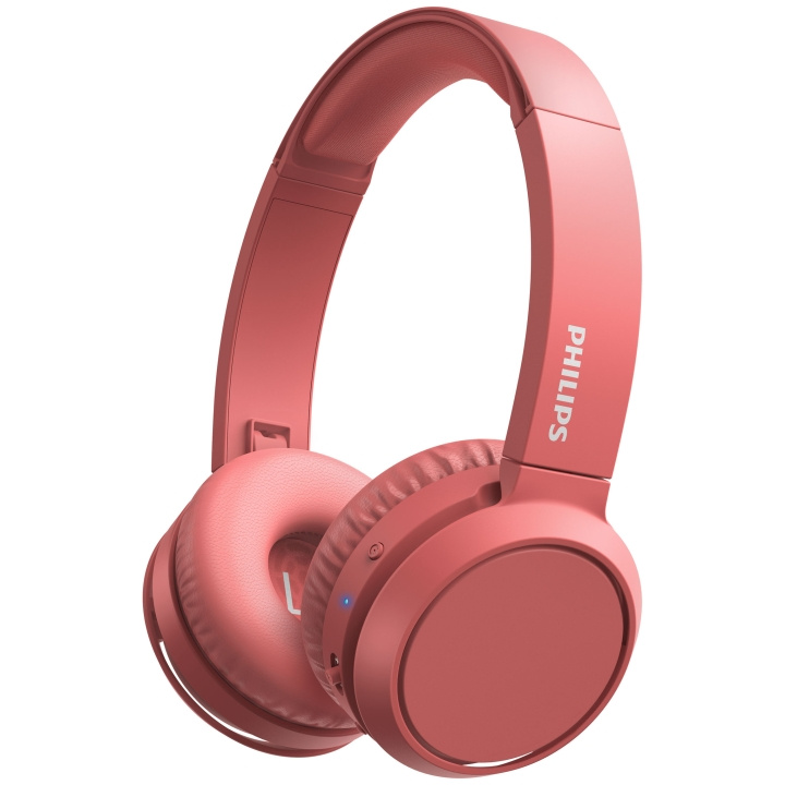 Philips On-ear Bluetooth Hörlurar Röd i gruppen HEMELEKTRONIK / Ljud & Bild / Hörlurar & Tillbehör / Hörlurar hos TP E-commerce Nordic AB (C04992)