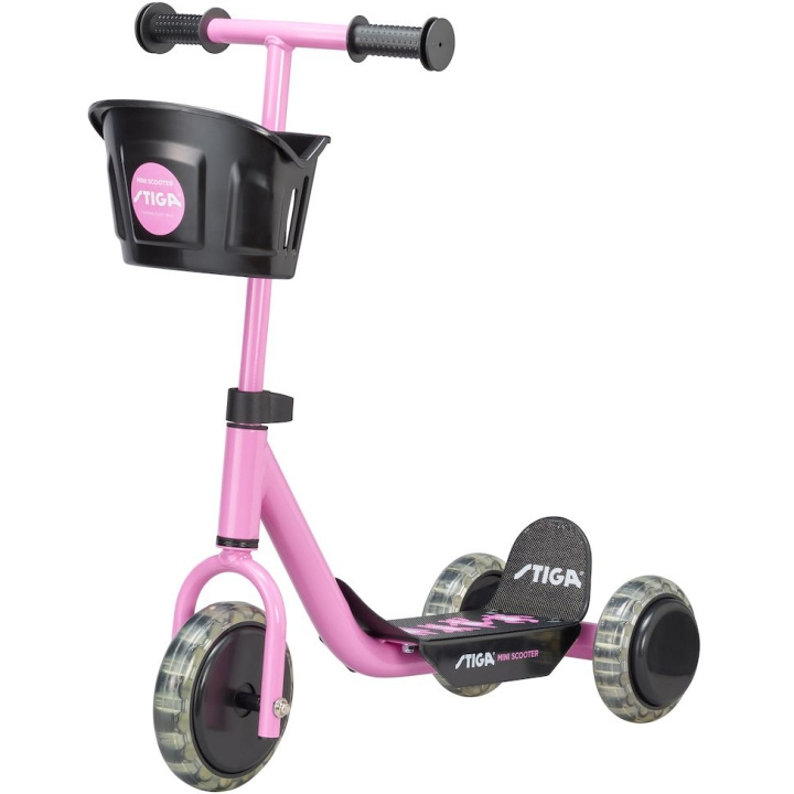 Stiga STR Scooter Mini Kid 3W Pink i gruppen LEKSAKER, BARN- & BABYPRODUKTER / Uteleksaker / Cyklar & Sparkcyklar hos TP E-commerce Nordic AB (C05040)