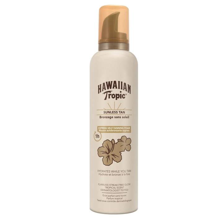 Hawaiian Tropic Self-Tanning Foam 1Hr Express 200ml i gruppen SKÖNHET & HÄLSA / Hudvård / Solskydd & Tanning / Brun utan sol hos TP E-commerce Nordic AB (C05073)