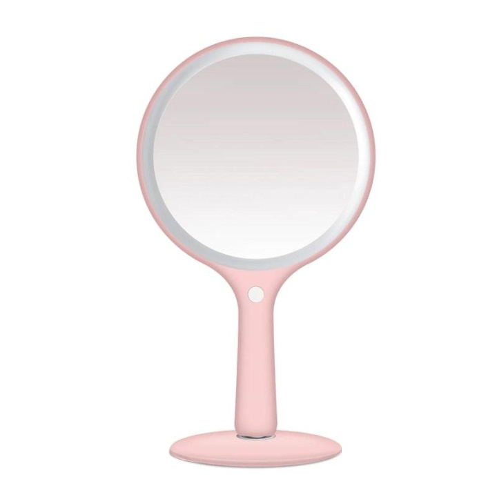 Kokie Cosmetics Kokie LED Handheld Ring Mirror - USB Rechargeable i gruppen SKÖNHET & HÄLSA / Makeup / Sminkspeglar hos TP E-commerce Nordic AB (C05079)