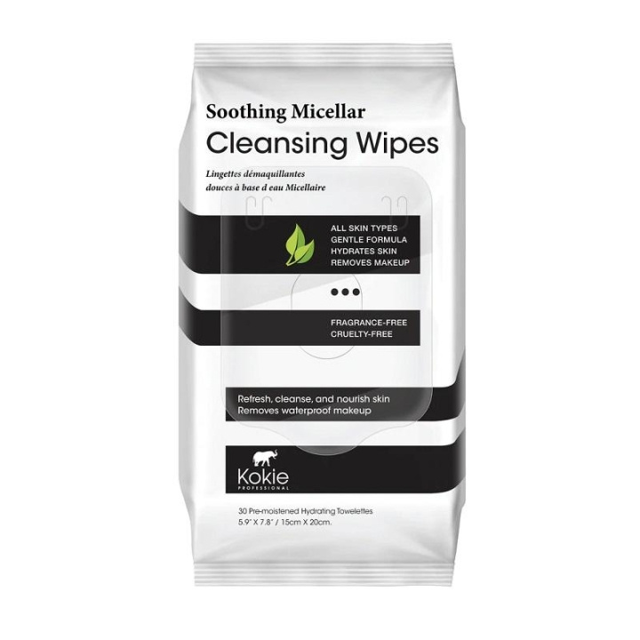 Kokie Cosmetics Kokie Cleansing Wipes 30pcs i gruppen SKÖNHET & HÄLSA / Makeup / Sminkborttagning hos TP E-commerce Nordic AB (C05087)