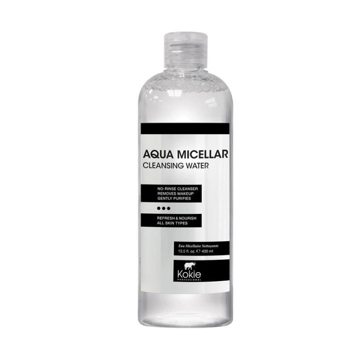 Kokie Cosmetics Kokie Aqua Micellar Cleansing Water 400ml i gruppen SKÖNHET & HÄLSA / Hudvård / Ansiktsvård / Rengöring hos TP E-commerce Nordic AB (C05089)