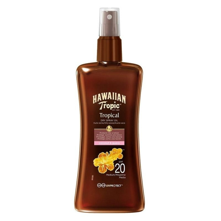 Hawaiian Tropic Protective Dry Spray Oil SPF20 200ml i gruppen SKÖNHET & HÄLSA / Hudvård / Solskydd & Tanning / Solskydd hos TP E-commerce Nordic AB (C05119)