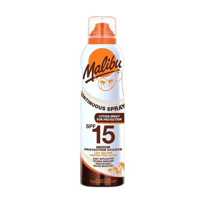 Malibu Continuous Lotion Spray SPF15 175ml i gruppen SKÖNHET & HÄLSA / Hudvård / Solskydd & Tanning / Solskydd hos TP E-commerce Nordic AB (C05142)