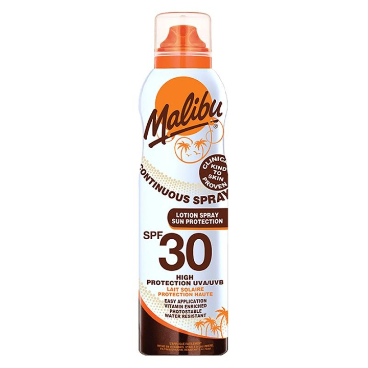 Malibu Continuous Lotion, Solkräm Spray SPF30 175ml i gruppen SKÖNHET & HÄLSA / Hudvård / Solskydd & Tanning / Solskydd hos TP E-commerce Nordic AB (C05149)