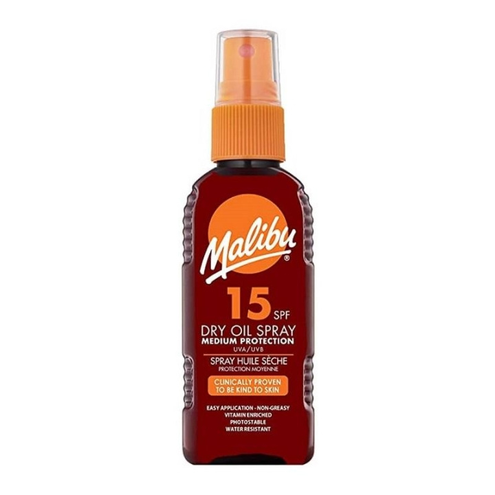 Malibu Dry Oil Spray, Solskyddsfaktor SPF15 100ml i gruppen SKÖNHET & HÄLSA / Hudvård / Solskydd & Tanning / Solskydd hos TP E-commerce Nordic AB (C05160)