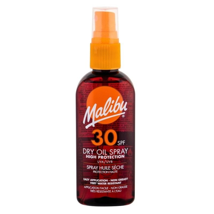 Malibu Dry Oil Spray SPF30 100ml i gruppen SKÖNHET & HÄLSA / Hudvård / Solskydd & Tanning / Solskydd hos TP E-commerce Nordic AB (C05161)