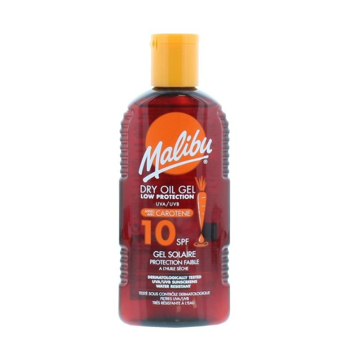 Malibu Dry Oil Gel, Solskyddsfaktor SPF10 200ml i gruppen SKÖNHET & HÄLSA / Hudvård / Solskydd & Tanning / Solskydd hos TP E-commerce Nordic AB (C05175)