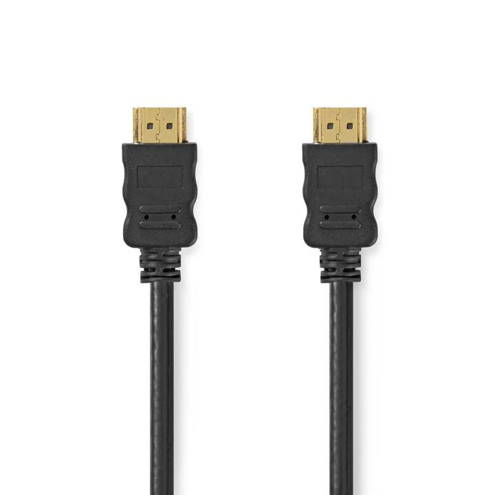 Nedis High Speed ​​HDMI ™ kabel med Ethernet | HDMI™ Kontakt | HDMI™ Kontakt | 4K@30Hz | ARC | 10.2 Gbps | 2.00 m | Rund | PVC | Svart | Låda i gruppen HEMELEKTRONIK / Kablar & Adaptrar / HDMI / Kablar hos TP E-commerce Nordic AB (C05216)