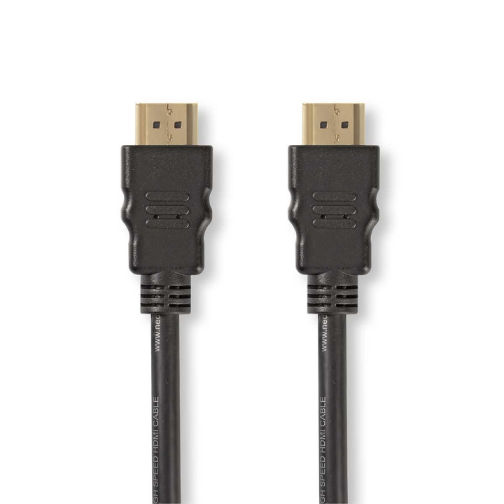 Nedis High Speed ​​HDMI ™ kabel med Ethernet | HDMI™ Kontakt | HDMI™ Kontakt | 1080p@60Hz | 10.2 Gbps | 2.00 m | Rund | PVC | Svart | Tag i gruppen HEMELEKTRONIK / Kablar & Adaptrar / HDMI / Kablar hos TP E-commerce Nordic AB (C05221)