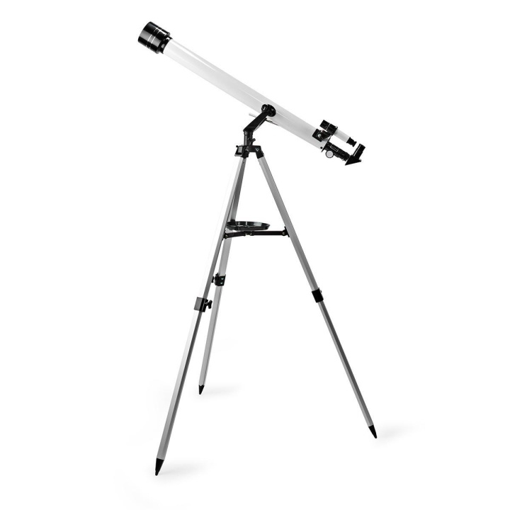 Nedis Teleskop | Bländare: 50 mm | Brännvidd: 600 mm | Finderscope: 5 x 24 | Maximal arbetshöjd: 125 cm | Tripod | Svart / Vit i gruppen SPORT, FRITID & HOBBY / Friluftsliv / Kikare hos TP E-commerce Nordic AB (C05314)