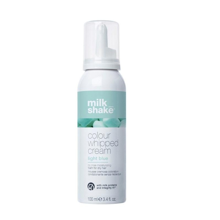 Milk_Shake Colour Whipped Cream Light Blue 100ml i gruppen SKÖNHET & HÄLSA / Hår & Styling / Hårvårdsprodukter / Hårfärg / Hårfärg & Färgbomb hos TP E-commerce Nordic AB (C05338)