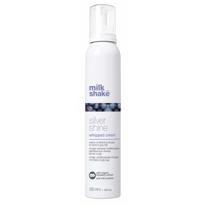 Milk_Shake Milk_ Shake Silver Shine Whipped Cream 200ml i gruppen SKÖNHET & HÄLSA / Hår & Styling / Hårvårdsprodukter / Hårfärg / Silverschampo hos TP E-commerce Nordic AB (C05353)