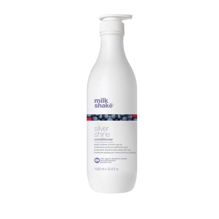 Milk_Shake Silver Shine Conditioner 1000ml i gruppen SKÖNHET & HÄLSA / Hår & Styling / Hårvårdsprodukter / Hårfärg / Silverbalsam hos TP E-commerce Nordic AB (C05401)