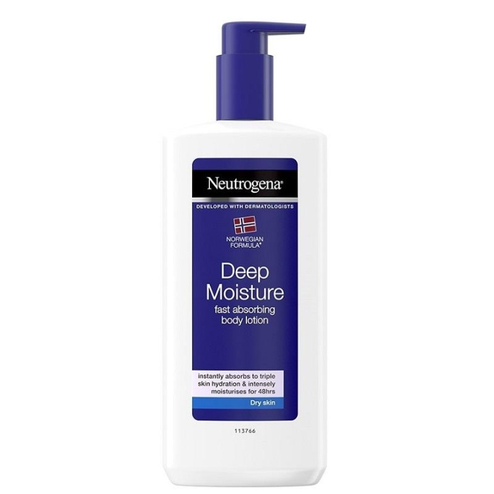 Neutrogena Norwegian Formula Deep Moisture Fast Absorbing Body Lotion 400ml i gruppen SKÖNHET & HÄLSA / Hudvård / Kroppsvård / Body lotion hos TP E-commerce Nordic AB (C05408)