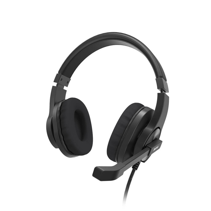 Hama Headset PC Office Stereo Over-Ear HS-P350 V2 Svart i gruppen DATORER & KRINGUTRUSTNING / Datortillbehör / Headset hos TP E-commerce Nordic AB (C05447)