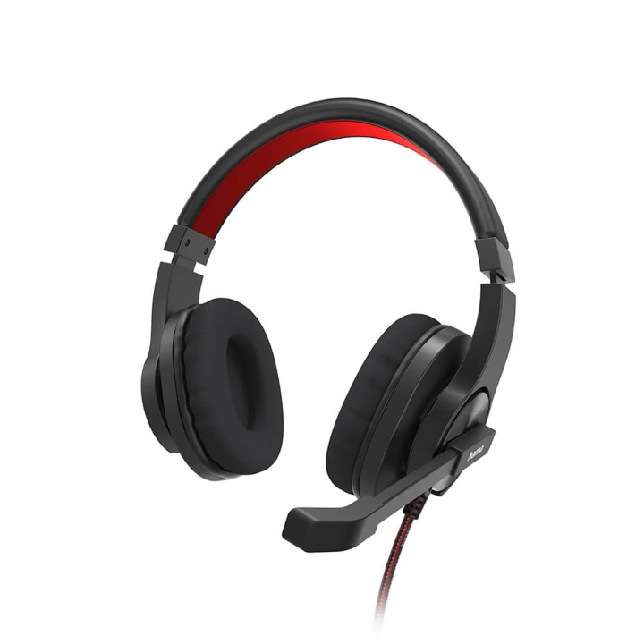 Hama Headset PC Office Stereo Over-Ear HS-USB400 V2 Svart i gruppen DATORER & KRINGUTRUSTNING / Datortillbehör / Headset hos TP E-commerce Nordic AB (C05448)