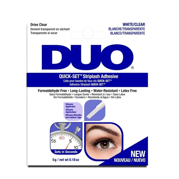 Ardell DUO Quick-Set Brush-On Lash Adhesive Clear 5g i gruppen SKÖNHET & HÄLSA / Makeup / Ögon & Ögonbryn / Lösögonfransar hos TP E-commerce Nordic AB (C05673)