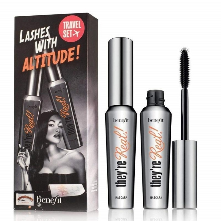 Benefit Duo Set: They\'re Real! Mascara Jet Black 2x8,5 g i gruppen SKÖNHET & HÄLSA / Makeup / Ögon & Ögonbryn / Mascara hos TP E-commerce Nordic AB (C05757)