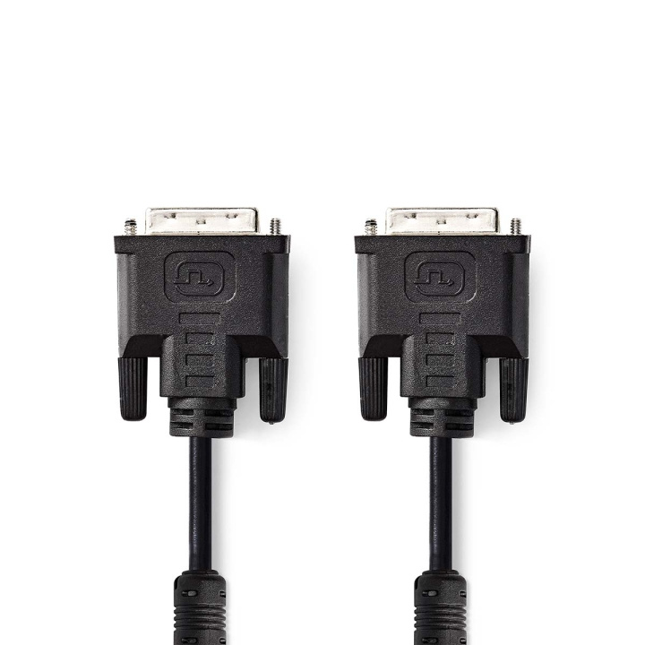 Nedis DVI-kabel | DVI-I 24+5-Pin Hane | DVI-I 24+5-Pin Hane | 2560x1600 | Nickelplaterad | 2.00 m | Rak | PVC | Svart | Kuvert i gruppen DATORER & KRINGUTRUSTNING / Datorkablar / DVI / Kablar hos TP E-commerce Nordic AB (C06059)