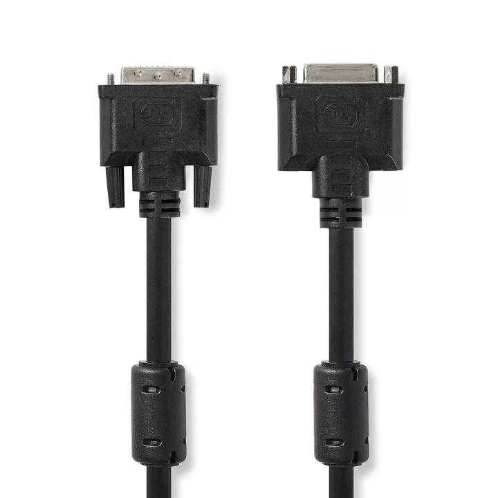 Nedis DVI-kabel | DVI-I 24+5-Pin Hane | DVI-I 24+5-Pin Hona | 2560x1600 | Nickelplaterad | 2.00 m | Rak | PVC | Svart | Plastpåse i gruppen DATORER & KRINGUTRUSTNING / Datorkablar / DVI / Kablar hos TP E-commerce Nordic AB (C06060)
