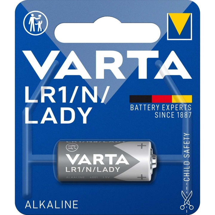 Alkaliska Batterier LR1 1.5 V 1-Pack i gruppen HEMELEKTRONIK / Batterier & Laddare / Batterier / Övriga hos TP E-commerce Nordic AB (C06085)