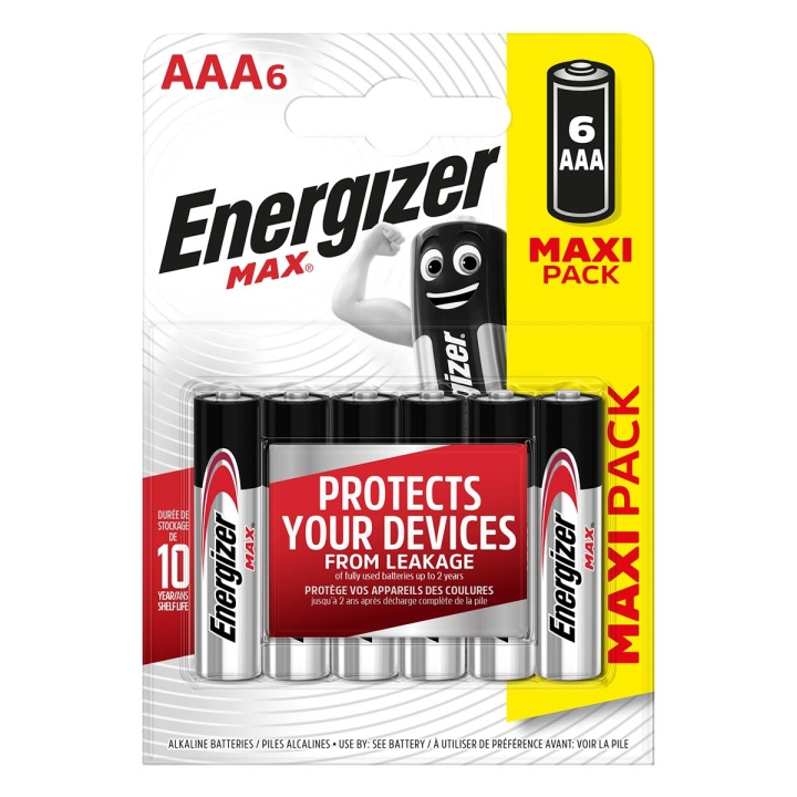 Alkaline Batteri AAA | 1.5 V DC | 6-Pack i gruppen HEMELEKTRONIK / Batterier & Laddare / Batterier / AAA hos TP E-commerce Nordic AB (C06126)