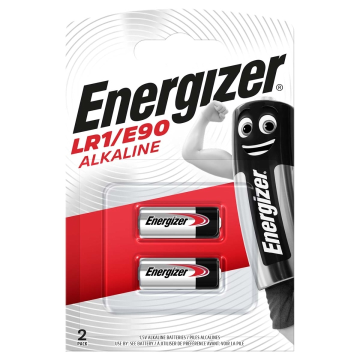 Alkaline battery LR1 2-Pack i gruppen HEMELEKTRONIK / Batterier & Laddare / Batterier / Övriga hos TP E-commerce Nordic AB (C06128)