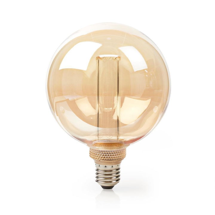 Nedis LED Glödlampa E27 | G125 | 3.5 W | 120 lm | 1800 K | Dimbar | Med guld finish | Retrostil | 1 st. i gruppen HEMELEKTRONIK / Belysning / LED-lampor hos TP E-commerce Nordic AB (C06278)