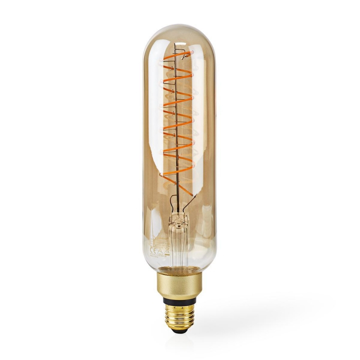 Nedis LED Glödlampa E27 | T65 | 8.5 W | 600 lm | 2000 K | Dimbar | Med guld finish | Retrostil | 1 st i gruppen HEMELEKTRONIK / Belysning / LED-lampor hos TP E-commerce Nordic AB (C06280)