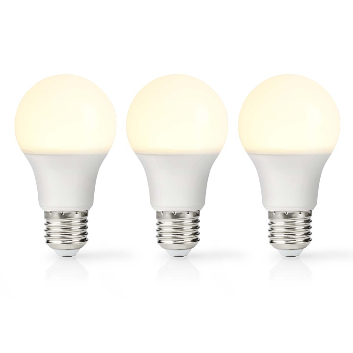Nedis LED-lampa E27 | A60 | 4.9 W | 470 lm | 2700 K | Varm Vit | Retrostil | Matt | 3 st i gruppen HEMELEKTRONIK / Belysning / LED-lampor hos TP E-commerce Nordic AB (C06287)