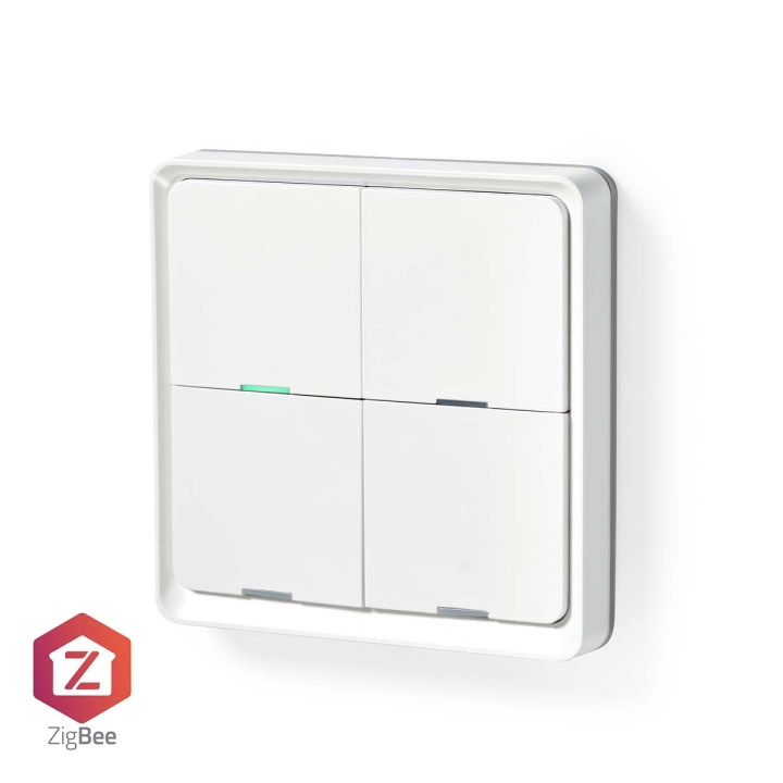 Nedis SmartLife Strömbrytare | Zigbee 3.0 | Väggfäste | Android™ / IOS | Plast | Vit i gruppen HEM, HUSHÅLL & TRÄDGÅRD / Smarta hem / Smarta hem-system hos TP E-commerce Nordic AB (C06331)