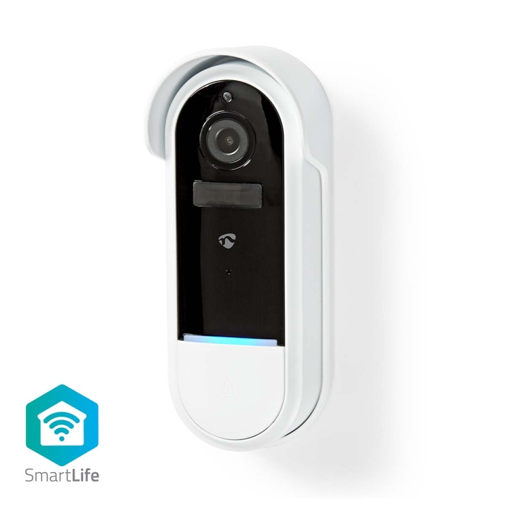 Nedis Smartlife Video Porttelefon | Wi-Fi | Batteridriven / Transformator | Full HD 1080p | microSD (ingår inte) / Molnlagring (tillval) | IP54 | Med rörelsesensor | Nattsikt | Vit i gruppen HEM, HUSHÅLL & TRÄDGÅRD / Larm & Säkerhet / Dörrklockor hos TP E-commerce Nordic AB (C06334)