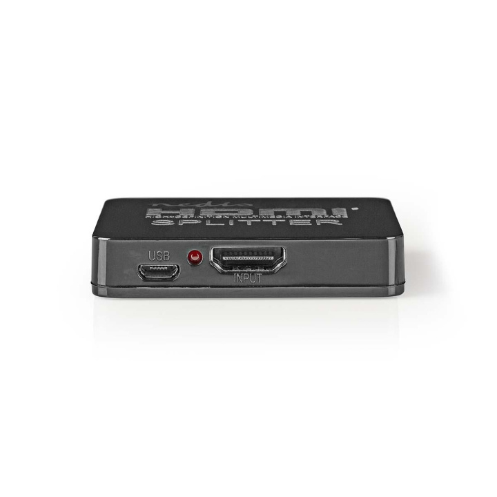 Nedis HDMI ™ Splitter | 2-Port port(s) | HDMI™ ingång | 2x HDMI™ utgång | 4K@30Hz | 2.25 Gbps | ABS / PVC | Svart i gruppen HEMELEKTRONIK / Kablar & Adaptrar / HDMI / Adaptrar hos TP E-commerce Nordic AB (C06351)