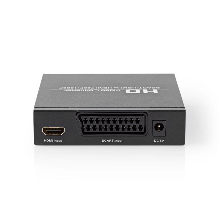 Nedis HDMI ™ Omvandlare | SCART Hona | HDMI™ utgång / 1x 3.5 mm ljud ut / 1x Digital Audio | Envägs | 1080p | 1.65 Gbps | Aluminium | Antracit i gruppen HEMELEKTRONIK / Kablar & Adaptrar / HDMI / Adaptrar hos TP E-commerce Nordic AB (C06353)