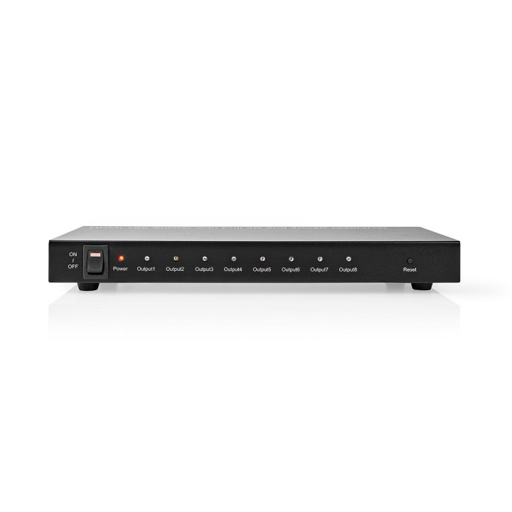 HDMI ™ Splitter | 8-Port port(s) | HDMI™ ingång | 8x HDMI™ Utgång | 4K@30Hz | 3.4 Gbps | Metall | Antracit i gruppen HEMELEKTRONIK / Kablar & Adaptrar / HDMI / Adaptrar hos TP E-commerce Nordic AB (C06358)