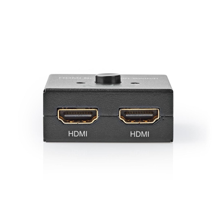Nedis HDMI ™ Switch | 3-Port port(s) | 1x HDMI™ Ingång / 2x HDMI™ Ingång | 1x HDMI™ utgång / 2x HDMI™ utgång | 4K@60Hz | 6 Gbps | Metall | Antracit i gruppen HEMELEKTRONIK / Kablar & Adaptrar / HDMI / Adaptrar hos TP E-commerce Nordic AB (C06364)