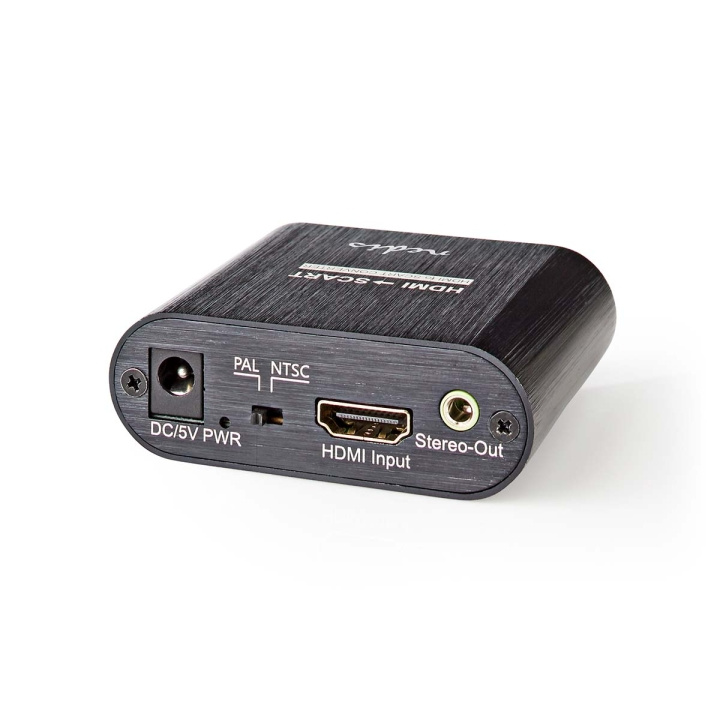Nedis HDMI ™ Omvandlare | HDMI™ ingång | SCART Hona | Envägs | 480i | 18 Gbps | Metall | Antracit i gruppen HEMELEKTRONIK / Kablar & Adaptrar / HDMI / Adaptrar hos TP E-commerce Nordic AB (C06368)