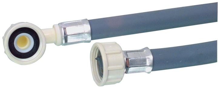 Nedis Inloppsslang 3/4 \'\' Rak - 3/4 \'\' Vinklad 60 bar 25 °C 2.50 m i gruppen HEM, HUSHÅLL & TRÄDGÅRD / Städprodukter / Tvättstuga hos TP E-commerce Nordic AB (C06373)