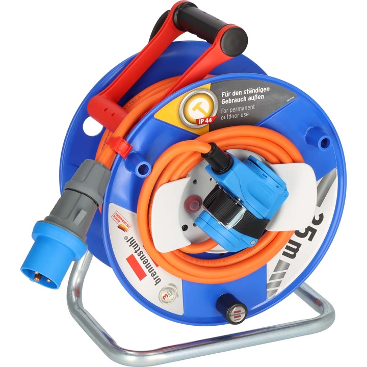 CEE Kabelvinda för camping med 23+2m RN kabel i orange i gruppen HEM, HUSHÅLL & TRÄDGÅRD / El & Belysning / Kabelvindor hos TP E-commerce Nordic AB (C06488)