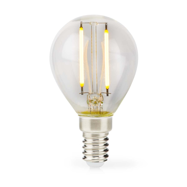 Nedis LED-lampa Lampa E14 | G45 | 2 W | 250 lm | 2700 K | Varm Vit | Retrostil | 1 st. | Tydlig i gruppen HEMELEKTRONIK / Belysning / LED-lampor hos TP E-commerce Nordic AB (C06526)