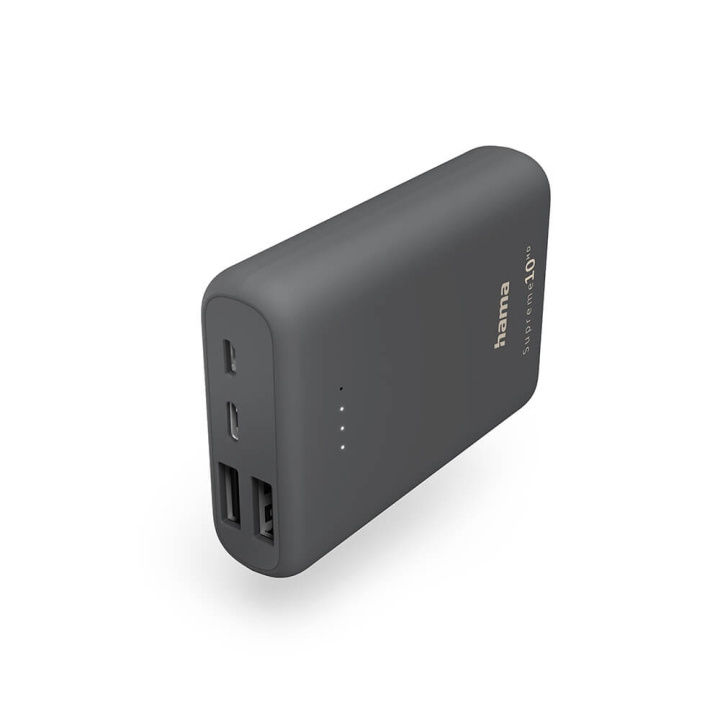 Hama Powerbank Supreme 10HD 10000mAh i gruppen SMARTPHONE & SURFPLATTOR / Laddare & Kablar / Powerbanks hos TP E-commerce Nordic AB (C06607)