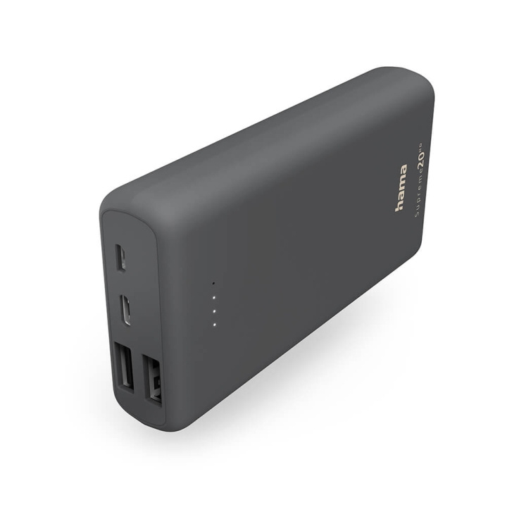 Hama Powerbank Supreme 20HD 20000mAh i gruppen SMARTPHONE & SURFPLATTOR / Laddare & Kablar / Powerbanks hos TP E-commerce Nordic AB (C06608)