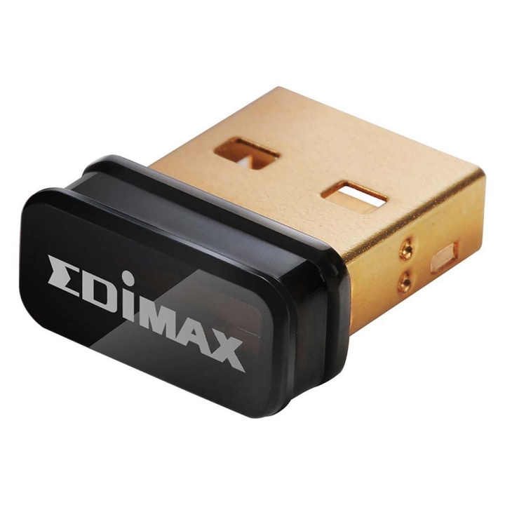 Edimax N150 Wi-Fi 4 Nano USB adapter i gruppen DATORER & KRINGUTRUSTNING / Nätverk / Nätverkskort / USB Trådlösa hos TP E-commerce Nordic AB (C06759)