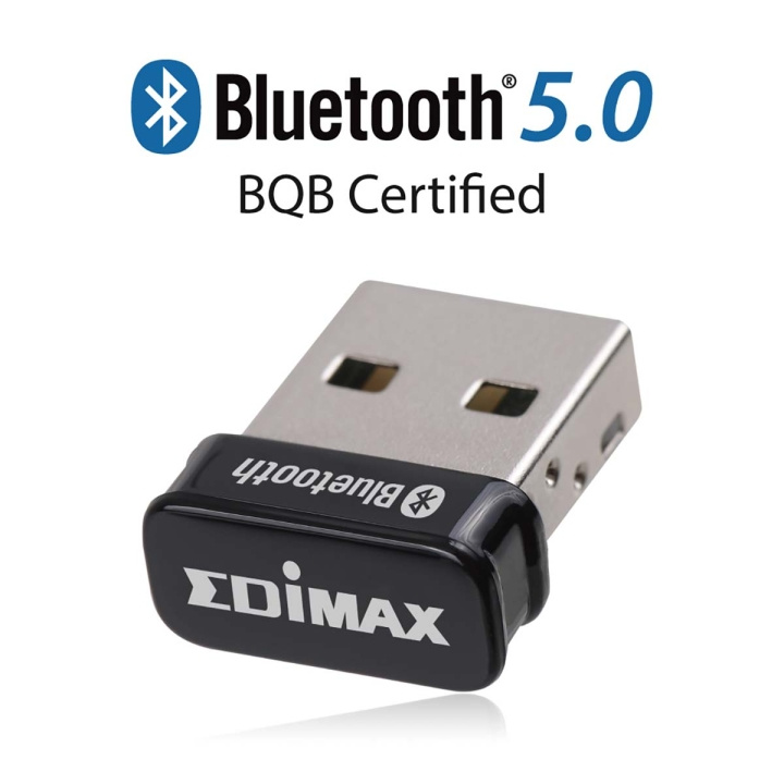Edimax Bluetooth 5.0 Nano USB-adapter i gruppen DATORER & KRINGUTRUSTNING / Datortillbehör / Bluetooth-adaptrar hos TP E-commerce Nordic AB (C06760)