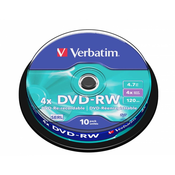 DVD-RW 4x 4.7GB 10 Packa Axel Matt Silver i gruppen HEMELEKTRONIK / Lagringsmedia / CD/DVD/BD-skivor / DVD-RW hos TP E-commerce Nordic AB (C06771)