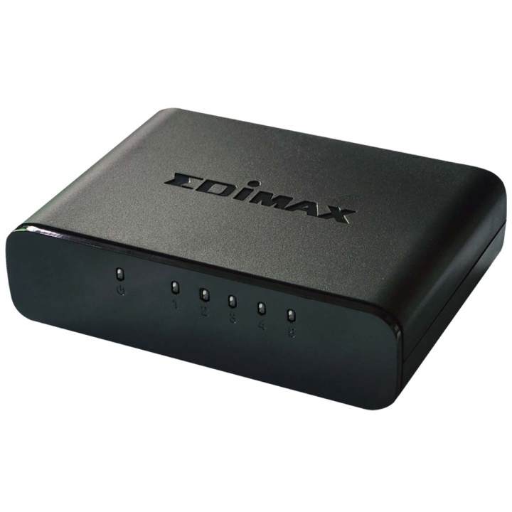 Edimax 5-portars 10/100 Mbit Fast Ethernet Desktop Switch i gruppen DATORER & KRINGUTRUSTNING / Nätverk / Switchar / 10/100/1000Mbps hos TP E-commerce Nordic AB (C06811)