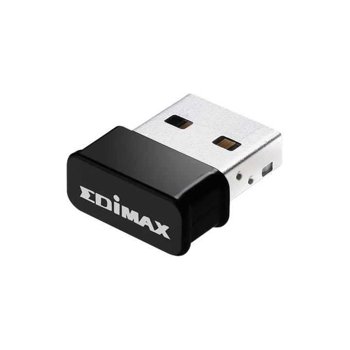 Edimax Trådlös USB-Adapter AC1200 2.4/5 GHz (Dual Band) Wi-Fi Svart/Aluminium i gruppen DATORER & KRINGUTRUSTNING / Nätverk / Nätverkskort / USB Trådlösa hos TP E-commerce Nordic AB (C06814)